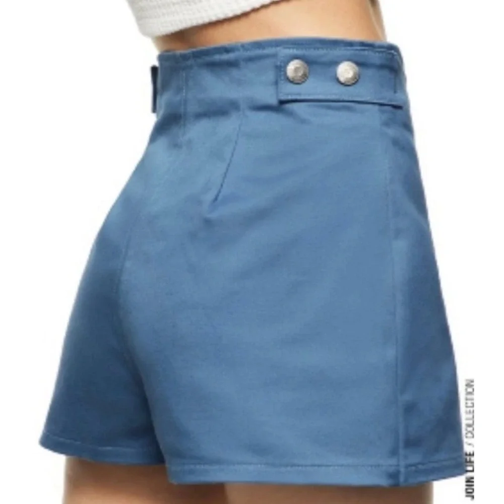 Zara Tennis Prep Old Money‎ Coastal Resort Fisherman Mini Skort Women's Medium